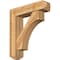 Ekena Millwork Westlake Craftsman Rough Sawn Bracket w/ Offset Brace, Western Red Cedar, 8"W x 32"D x 36"H BKT0806X32X36WTL04RWR - alternate 1